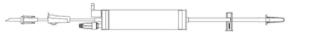 B. Braun Medical | Burette IV Administration Set BBraun Gravity 1 Port Without Filter 20 Inch Tubing Solution | 375111