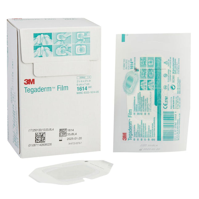 3M | Transparent Dressing with Border, 2 3/8" x 2¾" | 1614-100