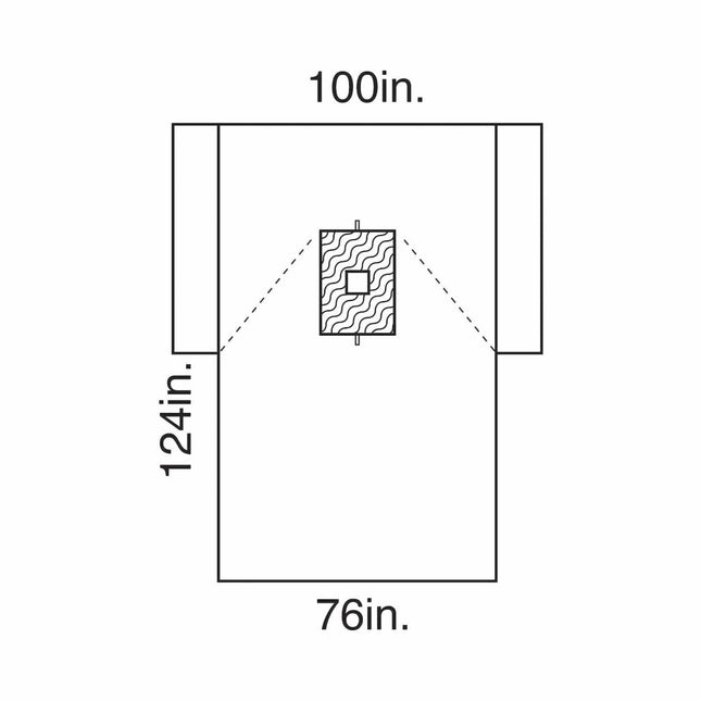O&M Halyard Inc | Surgical Drape Breast Drape 100 W X 76 W X 124 L Inch Sterile | 89236
