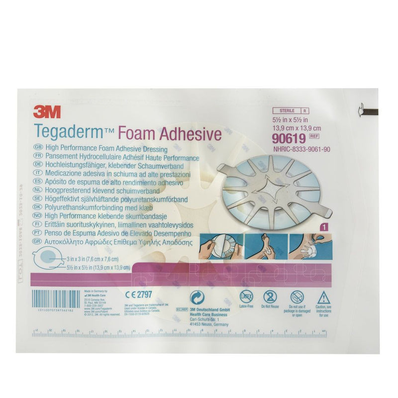 Foam Adhesive Dressing, 5 ½
