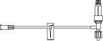 IV Extension Set Safsite Needle-Free Port Small Bore 5 Inch Tubing Without Filter 474515