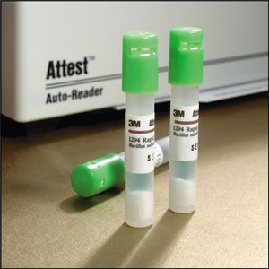 Rapid Readout Biological Indicator Test Pack for EO Includes 25 Test Packs + 25 Controls, 4-Hour Readout, Green Cap 1298-2