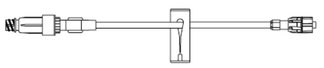 B. Braun Medical | IV Extension Set Needle-Free Port Standard Bore 6 Inch Tubing Without Filter | 473447-100