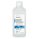 McKesson Antiseptic Topical Rubbing Alcohol 70% - Liquid Bottle 23-D0022