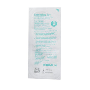 IV Extension Set UltraSite Needle-Free Port Small Bore 9 Inch Tubing Without Filter Sterile 474921-50