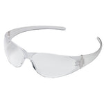 Safety Glasses Checkmate® Flexible Bayonet Temple Clear Tint Polycarbonate Lens Clear Frame Over Ear One Size Fits Most CK100