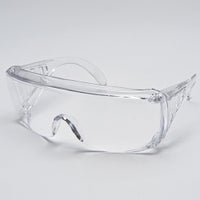Safety Glasses Yukon® Wraparound Clear Tint Polycarbonate Lens Clear Frame Over Ear One Size Fits Most 9800D