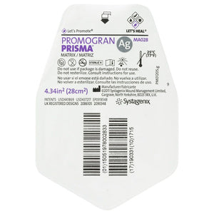 Silver Collagen Dressing 3M Promogran Prisma™ Matrix 4-3/10 Square Inch Hexagon Sterile MA028-10