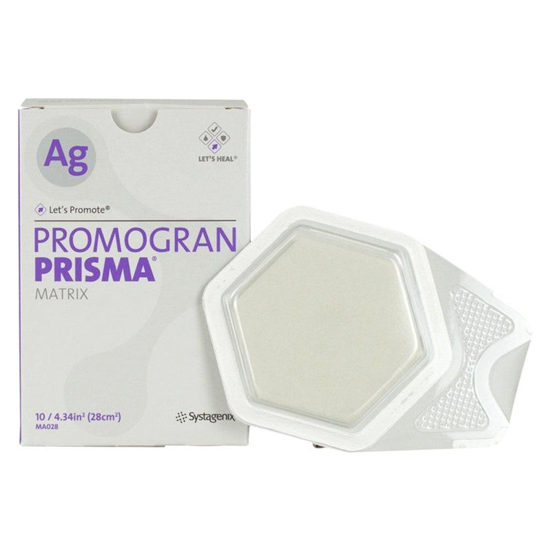 Silver Collagen Dressing 3M Promogran Prisma™ Matrix 4-3/10 Square Inch Hexagon Sterile MA028-10