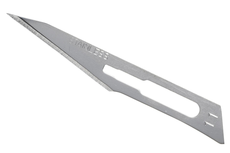 Surgical Blade Glassvan Carbon Steel No. 11 Sterile Disposable Individually Wrapped 2001T-11