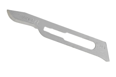 MYCO Surgical Blade Glassvan Carbon Steel No. 15 Sterile Disposable Individually Wrapped