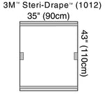 Fluoroscope Drape, 35" x 43", Transparent, 2 Adhesive Strips & 2 Adhesive Patches 1012-40