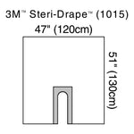 U-Drape, 47" x 51", U-Slot Aperture with Adhesive, Clear Plastic 1015-10