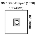 Small Drape with Adhesive Aperture, 15" x 15" 1020-40