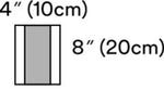 Incise Drape, Overall 5 7/8" x 7 7/8", Incise 3 7/8" x 7 7/8" 1035-40