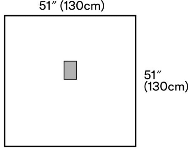 3M | Medium Drape with Incise Film, 51" x 51" | 1060-10