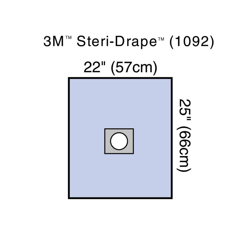 Small Drape, Adhesive Aperture, 22