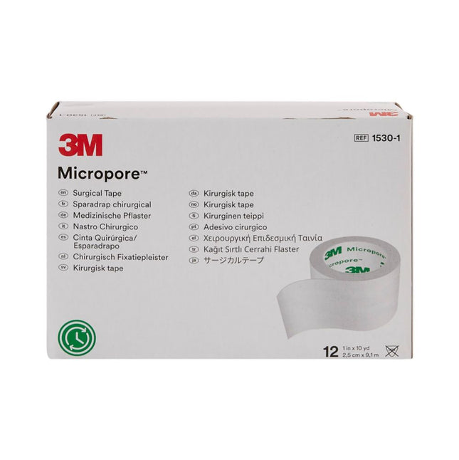 3M | Paper Surgical Tape, 1" x 10 yds | 1530-1-12