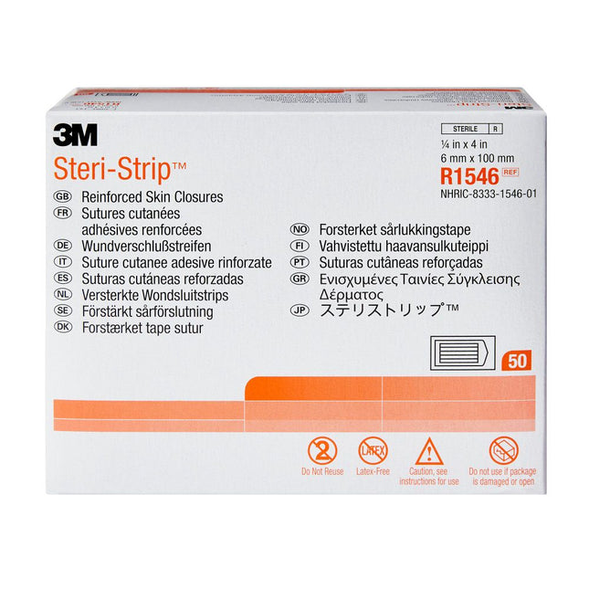 3M | Reinforced Skin Closure, ¼" x 4", 10 strips/env | R1546-50