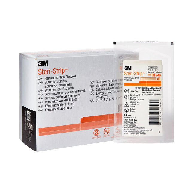 3M | Reinforced Skin Closure, ¼" x 4", 10 strips/env | R1546-50