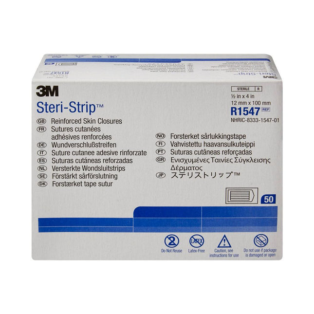 3M | Reinforced Skin Closure, ½" x 4", 6 strips/env | R1547-50