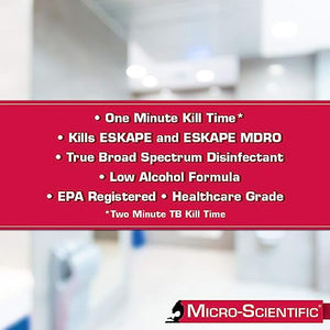 Opti-Cide Max Surface Disinfectant Cleaner Alcohol Based Manual Pour Liquid 1 gal M60035