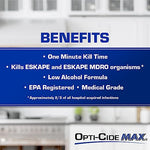 Opti-Cide Max Surface Disinfectant Cleaner Alcohol Based Manual Pour Liquid 1 gal M60035