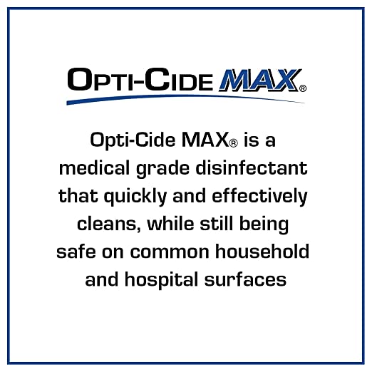 Opti-Cide Max Surface Disinfectant Cleaner Alcohol Based Manual Pour Liquid 1 gal M60035