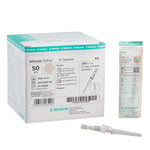 BBraun Peripheral IV Catheter Introcan Safety 20 Gauge 1 Inch Sliding Safety Needle 4251652-02-50