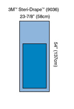 Steri-Drape Mayo Stand Cover, 23" x 54" 9036-240