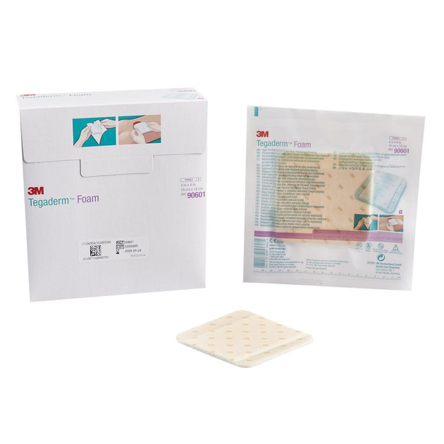 3M | Non-Adhesive Foam Dressing, 4" x 4" | 90601-10