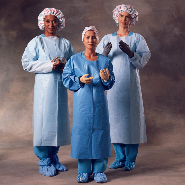 O&M Halyard Inc | Protective Procedure Gown Blue NonSterile Not Rated Disposable | 69600-10