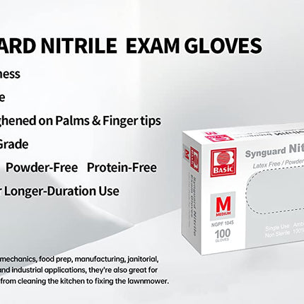 Medical Nitrile Exam Gloves, 5 mil black gloves | NGPF 1046 | | Black, Nitrile Exam Gloves | Intco | SurgiMac