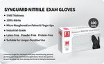 Medical Nitrile Exam Gloves, 5 mil black gloves NGPF 1046
