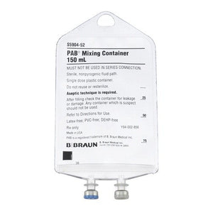 Empty Partial Additive Bag PAB 150 mL S5904-52