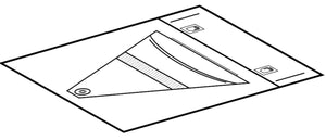 Telemetry Pouch Standard Size, Chest and Neck Straps, NonWoven Material, Velcro® Closures, Blue with White Straps, Lightweight Telemetry Unit 71825