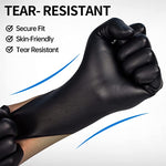 Medical Nitrile Exam Gloves, 5 mil black gloves NGPF 1046