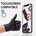 Medical Nitrile Exam Gloves, 5 mil black gloves NGPF 1046