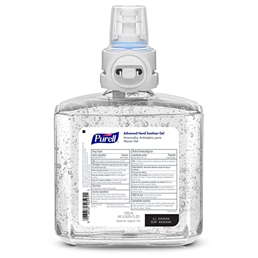 Purell Advanced Gel Hand Sanitizer 1,200 mL 7763-02