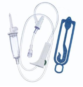 B. Braun Medical | Secondary IV Administration Set Ultrasite Gravity 1 Port 15 Drops / mL Drip Rate Without Filter 30 Inch Tubing Solution | US1921-50