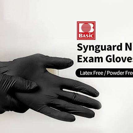 Medical Nitrile Exam Gloves, 5 mil black gloves | NGPF 1046 | | Black, Nitrile Exam Gloves | Intco | SurgiMac