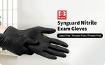 Medical Nitrile Exam Gloves, 5 mil black gloves NGPF 1046
