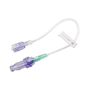IV Extension Set Caresite Needle-Free Port Small Bore 8 Inch Tubing Without Filter Sterile 470101