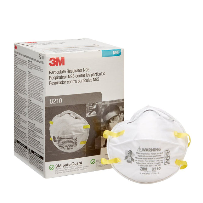 3M | Particulate Respirator, Staple Free Attachment | 8210-20