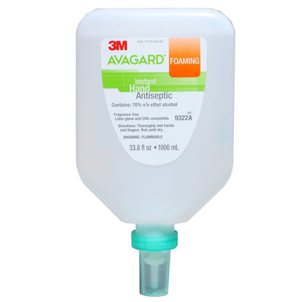 Instant Hand Antiseptic, Foam, 1000mL, Wall Mount Bottle | 9322A-5 | SurgiMac