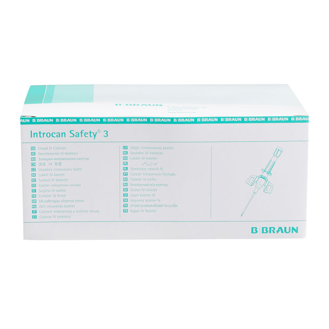 B. Braun Medical | Closed IV Catheter Introcan Safety 3 24 Gauge 0.75 Inch Sliding Safety Needle | 4251127-02-50