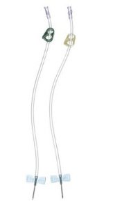 Arteriovenous Fistula Needle Buttonhole AVF 15 Gauge 1 Inch 12 Inch Tubing Without Port BH-2005PE