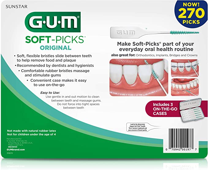GUM Original Soft Picks, 270 ct. 139652