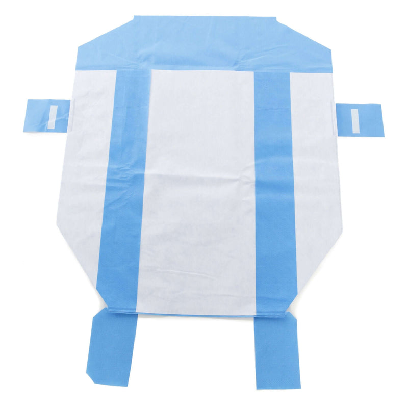 H650 Sterilization Wrap White / Blue Dual Layer SMS Polypropylene Steam / EO Gas / Hydrogen Peroxide 14277-12