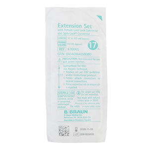 IV Extension Set Caresite Small Bore 17 Inch Tubing 470065-100